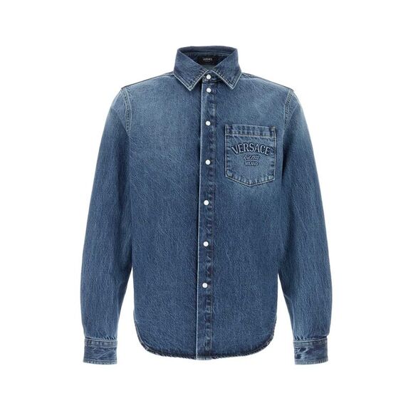 Versace Men Denim Shirt